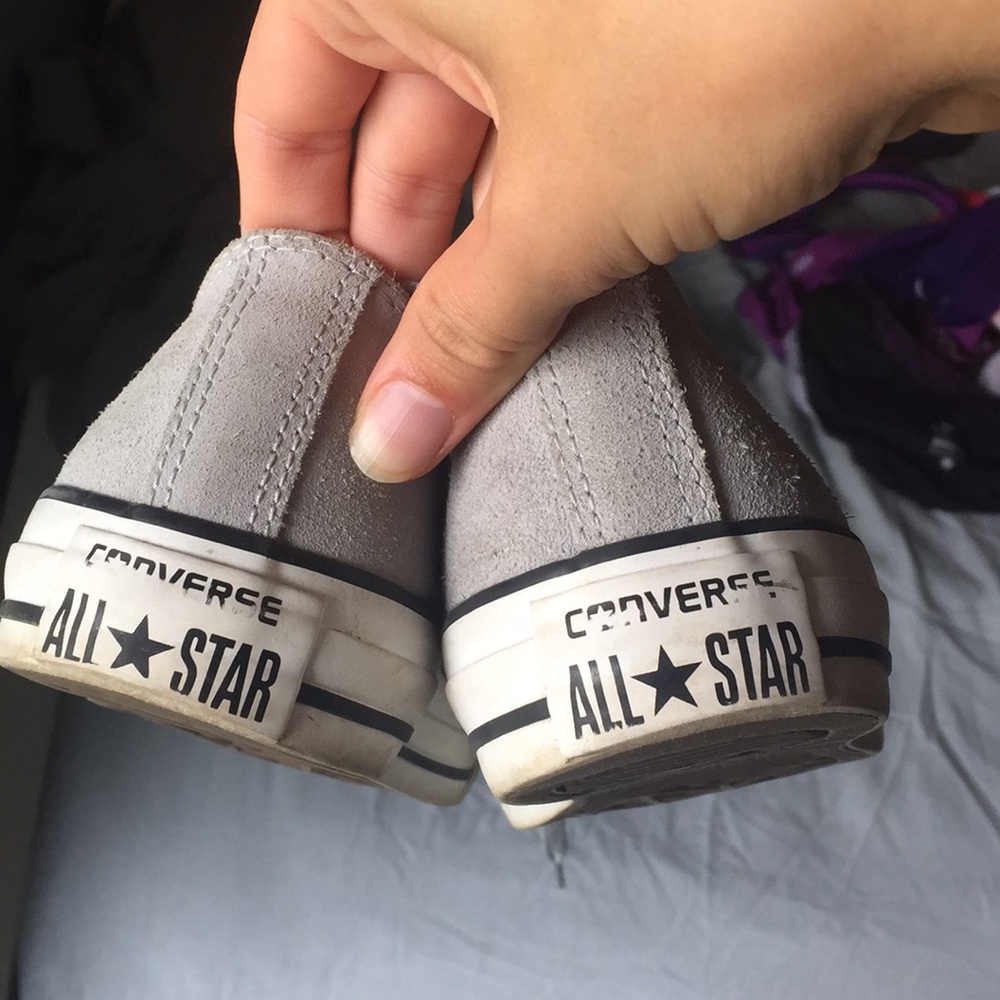 Grey Suede Converse - Picture 8 of 8